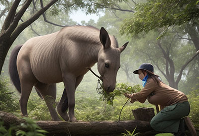 caring for animals